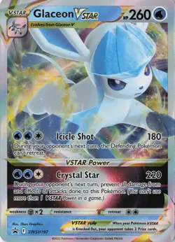 Glaceon VSTAR - Promo SWSH: Sword & Shield Promo Cards SWSH197 NM Holo - Image 1