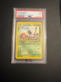 2002 Pokemon Legendary Collection # 21 Butterfree PSA 9 Card MINT! NEW CERT! - Image 1