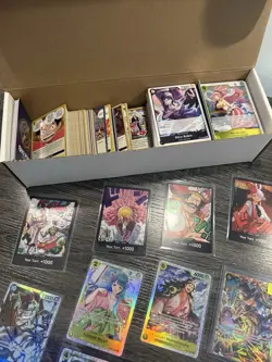 Bandai One Piece Card Game Card Lot Foil/Holo Alt Art English 750+ cards - Image 1
