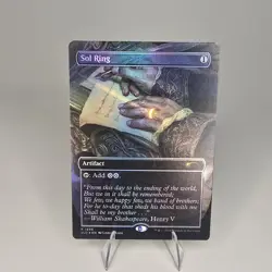 Sol Ring NM Rainbow Foil MTG Secret Lair Sheldon Unplayed Magic Gathering LP - Image 1