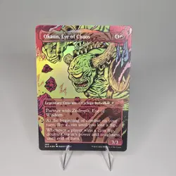 Okaun, Eye of Chaos MTG 380 Foil Reversible SL Borderless MP (See Description) - Image 1