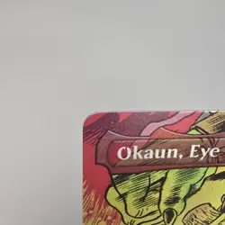 Okaun, Eye of Chaos MTG 380 Foil Reversible SL Borderless MP (See Description) - Image 2
