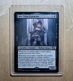 MTG Rev, Tithe Extractor Legendary Creature 0045 Foundations Jumpstart Rare LP - Image 1