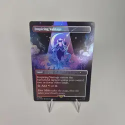 MTG Inspiring Vantage Rainbow Foil Hatsune Miku Secret Lair Drop 1605 LP - Image 1
