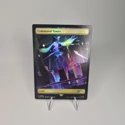 MTG Command Tower RAINBOW FOIL Secret Lair x Hatsune Miku 0806 NM - Image 1