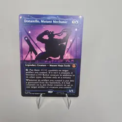 Donatello, Mutant Mechanic BORDERLESS TMNT Non-Foil 216 MTG Near Mint - Image 1