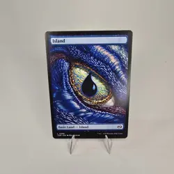 MTG Island Dragon Eye #288 Full Art Non-Foil - TDM LP - Image 1