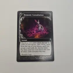 Demonic Consultation (Future Sight) MTG Mystery Booster 2 Non-Foil NM - Image 1