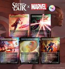 MTG Secret Lair x Marvel's Captain America - Rainbow Foil Edition New Sealed - Image 1