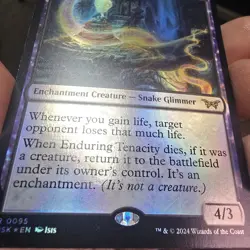 Enduring Tenacity Duskmourn: House of Horror MTG - FOIL- Lightly Played - Image 3