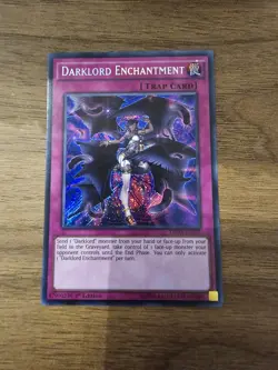 Yugioh Darklord Enchantment DESO-EN037 Secret Rare Mint Condition - Image 1