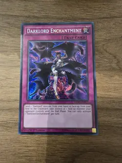 Yugioh Darklord Enchantment DESO-EN037 Secret Rare Mint Condition - Image 2