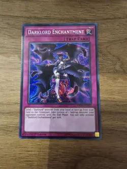Yugioh Darklord Enchantment DESO-EN037 Secret Rare Mint Condition - Image 3