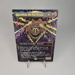 Magic The Gathering Karazikar, the Eye Tyrant (Rainbow Foil) Secret Lair MTG NM - Image 1