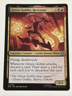 MTG Universes Beyond: Spider-man Green Goblin, Revenant 0130 NM - Image 1