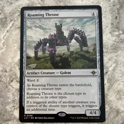 Wizards Magic: The Gathering Roaming Throne Artifact Creature Rare LC1 #258 - Image 1