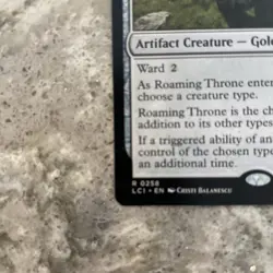 Wizards Magic: The Gathering Roaming Throne Artifact Creature Rare LC1 #258 - Image 5