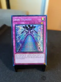 YuGiOh! - Iron Thunder MP25-EN058 Prismatic Secret Rare 1st Edition Near Mint - Image 1