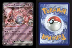 Team Rocket's Mewtwo ex 205 Holo Scarlet & Violet Promo NM/M Pokemon - Image 3
