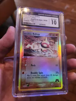 (POP 3) CGC 10 Pokemon TCG Team Magma's Baltoy EX Team V Aqua Reverse Holo 60/95 - Image 2