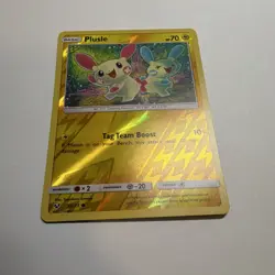Pokemon Plusle 33/73 Shining Legends Reverse Holo Common Basic 70HP Tag Team Bo… - Image 2