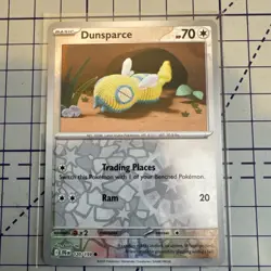 Dunsparce Pokemon TCG Journey Together Card 120 Reverse Holo Common - Image 1