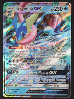 2018 Greninja GX 24/131 Sun & Moon Forbidden Light Pokemon TCG Trading Card Game - Image 1