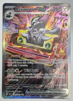 Pokemon Revavroom ex 224/197 Obsidian Flames Special Illustration Rare NM - Image 1