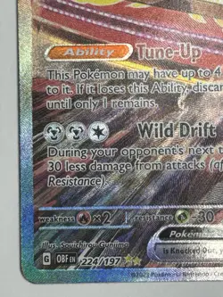 Pokemon Revavroom ex 224/197 Obsidian Flames Special Illustration Rare NM - Image 5