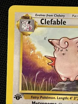Pokemon Clefable 17/64 (1st Edition) Jungle *Near Mint* ‘Never Played Card’ - Image 3