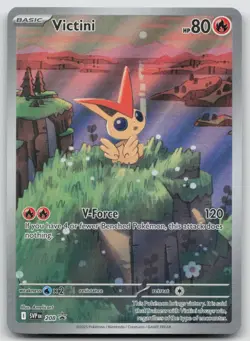 Victini 208 Holo Promo Scarlet & Violet Promo Pokemon Holo Near Mint - Image 1