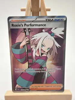 Roxie's Performance 112/086 Ultra Rare ME04: Chaos Rising Pokemon NM/M - Image 1
