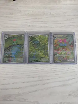 2023 Pokemon 151-SIR Trifecta! Ivysaur, Bulbasaur, Venusaur EX! Near Mint🔥 - Image 1