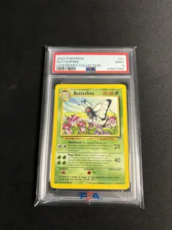 2002 Pokemon Legendary Collection Butterfree #21 PSA 9 - Image 1