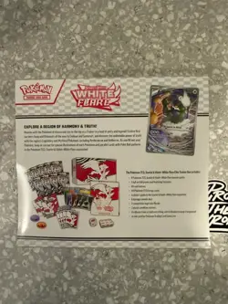 Pokemon TCG Scarlet & Violet White Flare ETB Elite Trainer Box - Sealed - Image 2