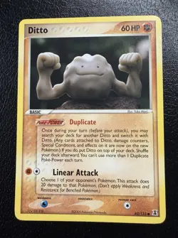 Ditto (Geodude) 62/113 EX Delta Species Rare Pokemon TCG Non Holo LP/MP - Image 4