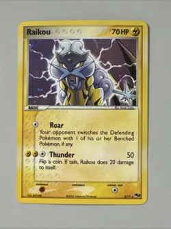 Pokemon Pop Series 2 Raikou Holo 3/17 - Image 1
