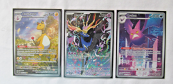 Pokemon 3 Lot Full Art Holo Crobat Xerneas Ampharos Chaos Rising NM Fresh Pull - Image 1