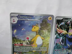Pokemon 3 Lot Full Art Holo Crobat Xerneas Ampharos Chaos Rising NM Fresh Pull - Image 4