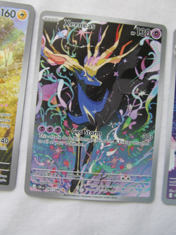 Pokemon 3 Lot Full Art Holo Crobat Xerneas Ampharos Chaos Rising NM Fresh Pull - Image 5