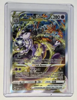 2023 Pokemon Sword And Shield Crown Zenith GG44 Full Art MEWTWO VSTAR - Image 1