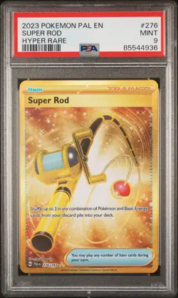 2023 POKEMON PAL EN-PALDEA EVOLVED HYPER RARE #276 SUPER ROD PSA 9 - Image 1