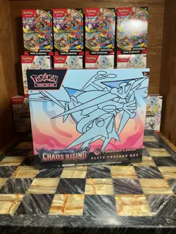Pokemon TCG The Pokemon Center Chaos Rising Elite Trainer Box Sealed - Image 1