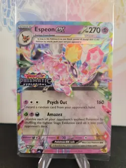 Sylveon Ex 41/131 Prismatic Evolutions Stamp Promo Pokemon TCG NM Near Mint Holo - Image 1