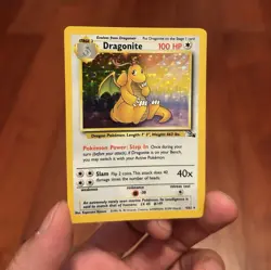 Dragonite Fossil 4/62 Holo WOTC 1999 English - Image 1