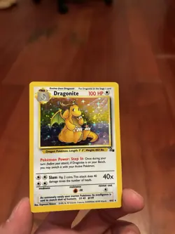 Dragonite Fossil 4/62 Holo WOTC 1999 English - Image 2