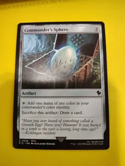 Commander's Sphere #339 Final Fantasy FIC, Magic: The Gathering Card - Image 1