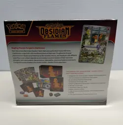 Pokemon TCG Scarlet & Violet Obsidian Flames Elite Trainer Box - ETB - New - Image 3