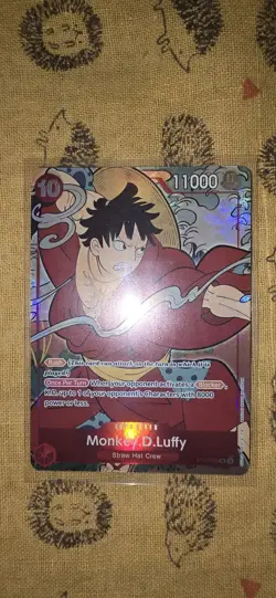 One Piece CCG Monkey.D.Luffy 1st Anniversary Set English Version Raw1 - Image 1