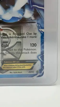 Pokemon TCG Lugia EX Holo Ultra Rare Card BW83 Black Star Promo - Image 4